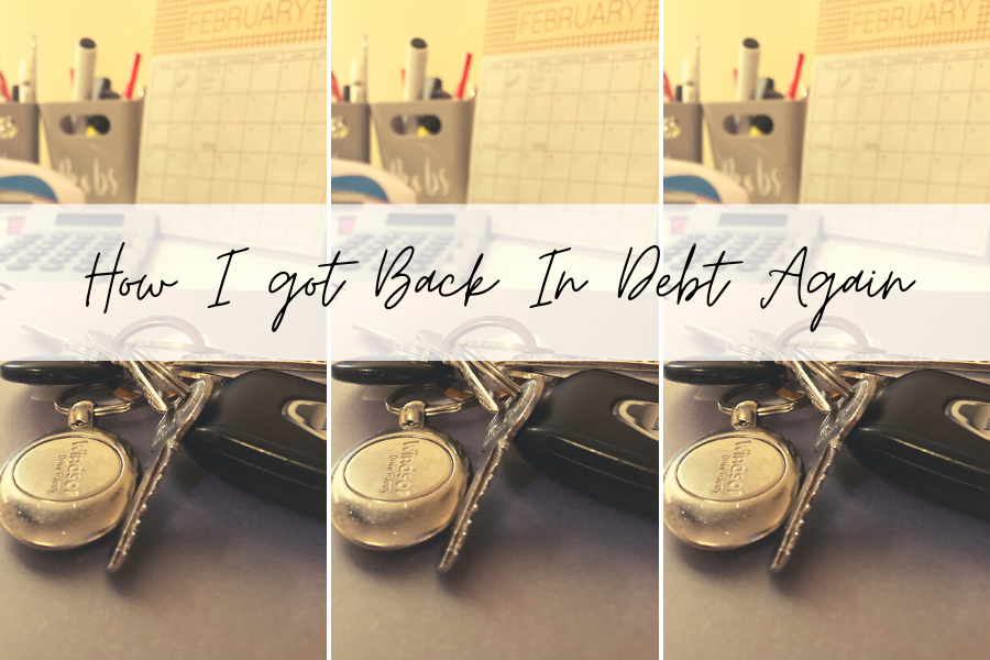 back in debt again