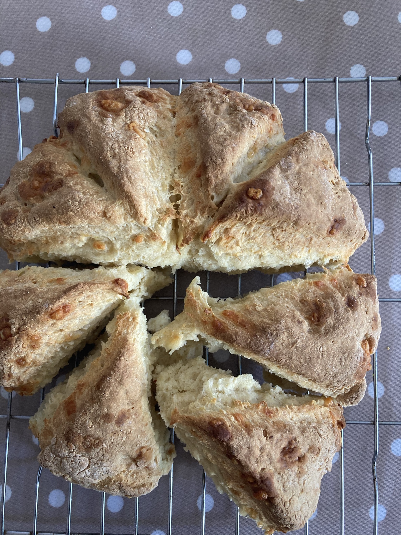 cheese and onion scones