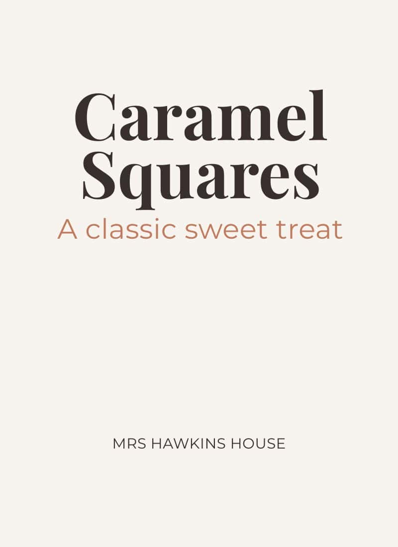 Caramel Squares