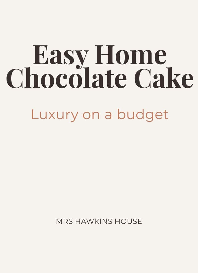Easy chocolate cake
