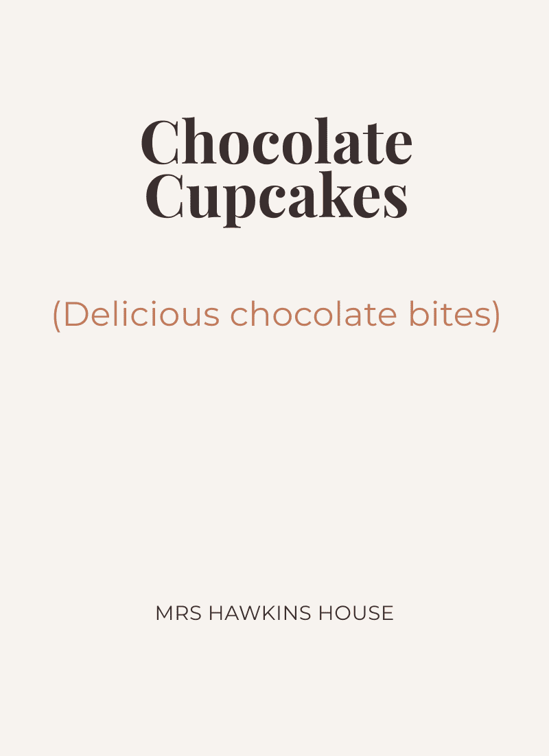 Chocolate Cupcakes