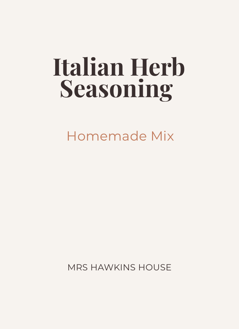 Italian Herb Seasoning